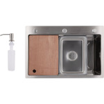 Lidz Handmade H6845 Brushed Steel 3,0/1,0 мм LDH6845BRU49455 - купити в інтернет-магазині Техностар
