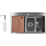 Lidz Handmade H7545 Brushed Steel 3,0/1,0 мм LDH7545BRU49457 - купити в інтернет-магазині Техностар
