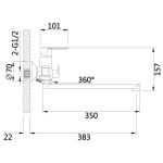 Lidz Latwa 005 LDLAT005BLA45420 Black - купити в інтернет-магазині Техностар