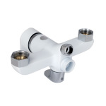 Lidz Latwa 005 з поворотним виливом (з душовим гарнітуром) (k35) LDLAT005WHI45425 White - купити в інтернет-магазині Техностар