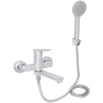 Lidz Latwa 0061 з поворотним виливом та душовим гарнітуром (k35) Chrome LDLAT0061CRM48992 - купити в інтернет-магазині Техностар
