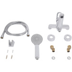 Lidz Latwa 0061 з поворотним виливом та душовим гарнітуром (k35) Chrome LDLAT0061CRM48992 - купити в інтернет-магазині Техностар