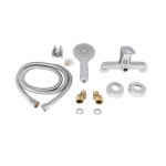 Lidz Latwa 010 (з душовим гарнітуром) (k40) LDLAT010CRM45416 Chrome - купити в інтернет-магазині Техностар