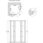 Lidz Latwa SC90x90.SAT.LOW.DGR  - купити в інтернет-магазині Техностар
