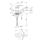 Lidz Mars 003M (k40) LDMAR003MCRM34878 Chrome - купити в інтернет-магазині Техностар