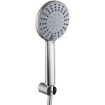 Lidz Nexus 005 (k35) з довгим поворотним виливом та душовим гарнітуром LDNEX005NKS49187 Nickel - купити в інтернет-магазині Техностар