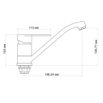 Lidz Tani 003 (k40) LDTAN003CRM44968 Chrome - купити в інтернет-магазині Техностар