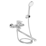 Lidz Tani 005 з поворотним виливом (з душовим гарнітуром) (k40) LDTAN005CRM44962 Chrome - купити в інтернет-магазині Техностар