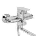 Lidz Tani 005 з поворотним виливом (з душовим гарнітуром) (k40) LDTAN005CRM44962 Chrome - купити в інтернет-магазині Техностар