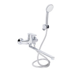 Lidz Tani 0051 з поворотним виливом (з душовим гарнітуром) (k40) LDTAN0051CRM44961 Chrome - купити в інтернет-магазині Техностар