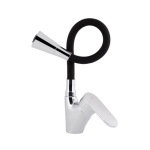 Lidz Tani 007F3 з гнучким виливом (k40) LDTAN007F3BCR37649 Chrome/Black - купити в інтернет-магазині Техностар