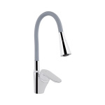 Lidz Tani 007F3 з гнучким виливом (k40) LDTAN007F3GCR31869 Chrome/Grey - купити в інтернет-магазині Техностар