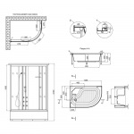 Lidz Tani SBM120x80L.SAT.HIGH.FR Frost - купити в інтернет-магазині Техностар