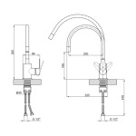 Lidz Vida 015F3 з гнучким виливом (k35) LDVID015F3GRE43356 Grey - купити в інтернет-магазині Техностар