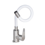 Lidz Vida 015F3 з гнучким виливом (k35) LDVID015F3WHI43357 White / Nickel - купити в інтернет-магазині Техностар