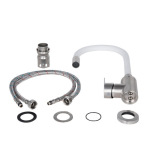 Lidz Vida 015F3 з гнучким виливом (k35) LDVID015F3WHI43357 White / Nickel - купити в інтернет-магазині Техностар