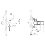 Lidz Wawel 006 LDWAW006CRM45388 Chrome - купити в інтернет-магазині Техностар