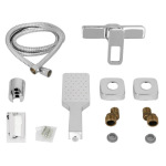 Lidz Wawel 010 (з душовим гарнітуром) (k40) LDWAW010CRM45390 Chrome - купити в інтернет-магазині Техностар