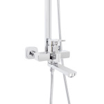 Lidz Wawel 1030 на три споживача (з виливом) (k35) LDWAW1030CRM45391 Chrome - купити в інтернет-магазині Техностар