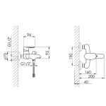 Lidz Wieza 006 LDWIE006CRM45410 Chrome - купити в інтернет-магазині Техностар