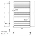 Mario Гера 770х530/500 INOX (1.7.044546.P) - купити в інтернет-магазині Техностар