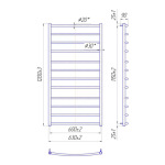 Mario Класик 1200x630x120 мм (1.1.0111.01.P) - купити в інтернет-магазині Техностар