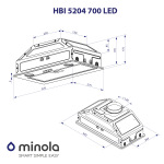 Minola HBI 5204 GR 700 LED - купити в інтернет-магазині Техностар