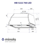 Minola HBI 5222 BLF 700 LED - купити в інтернет-магазині Техностар