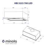 Minola HBI 5223 I 700 LED - купити в інтернет-магазині Техностар
