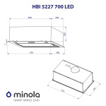 Minola HBI 5227 IV 700 LED - купити в інтернет-магазині Техностар