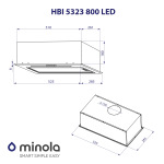 Minola HBI 5323 I 800 LED - купити в інтернет-магазині Техностар