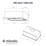 Minola HBI 5623 I 1000 LED - купити в інтернет-магазині Техностар