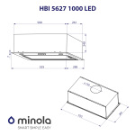 Minola HBI 5627 WH 1000 LED - купити в інтернет-магазині Техностар