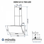 Minola HDN 5212 BL 700 LED - купити в інтернет-магазині Техностар