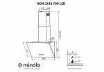 Minola HDN 5242 BL 700 LED - купити в інтернет-магазині Техностар