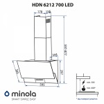 Minola HDN 6212 BL/I 700 LED - купити в інтернет-магазині Техностар