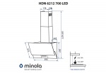 Minola HDN 6212 IV 700 LED - купити в інтернет-магазині Техностар