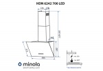 Minola HDN 6242 BL 700 LED - купити в інтернет-магазині Техностар