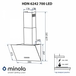Minola HDN 6242 IV 700 LED - купити в інтернет-магазині Техностар