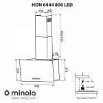 Minola HDN 6444 BL 800 LED - купити в інтернет-магазині Техностар