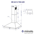 Minola HK 6212 BL 700 LED - купити в інтернет-магазині Техностар