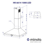 Minola HK 6614 BL 1000 LED - купити в інтернет-магазині Техностар