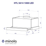 Minola HTL 5614 WH 1000 LED - купити в інтернет-магазині Техностар