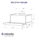 Minola HTL 5714 BL 1100 LED - купити в інтернет-магазині Техностар