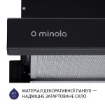 Minola HTLS 6734 BL 1100 LED GLASS - купити в інтернет-магазині Техностар