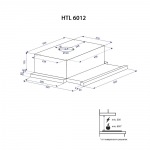 Minola HTL 6012 FULL INOX 450 LED - купити в інтернет-магазині Техностар
