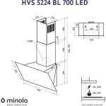Minola HVS 5224 BL 700 LED - купити в інтернет-магазині Техностар