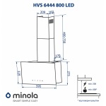 Minola HVS 6444 BL 800 LED - купити в інтернет-магазині Техностар