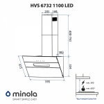 Minola HVS 6732 BL 1100 LED - купити в інтернет-магазині Техностар