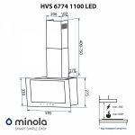 Minola HVS 6774 BL 1100 LED - купити в інтернет-магазині Техностар